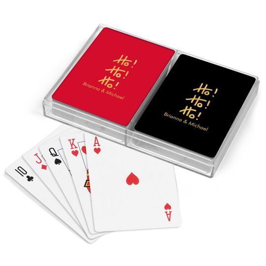 Fun Ho Ho Ho Double Deck Playing Cards